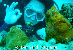 My Brother And His New Found Diving Buddies by Bernard Maglana 